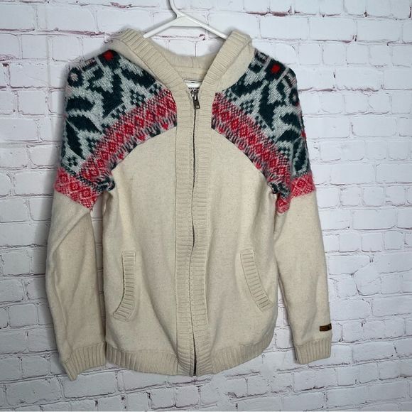 The North Face Women's Sweater - Cream, Pink, Blue - Picture 9 of 13